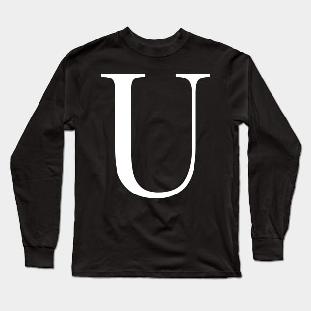 Alphabet U Long Sleeve T-Shirt by maro_00